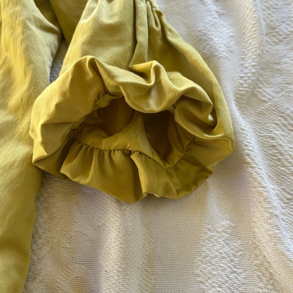 Chartreuse snap front coat by RYU. NWT. Size M - Picture 6 of 7